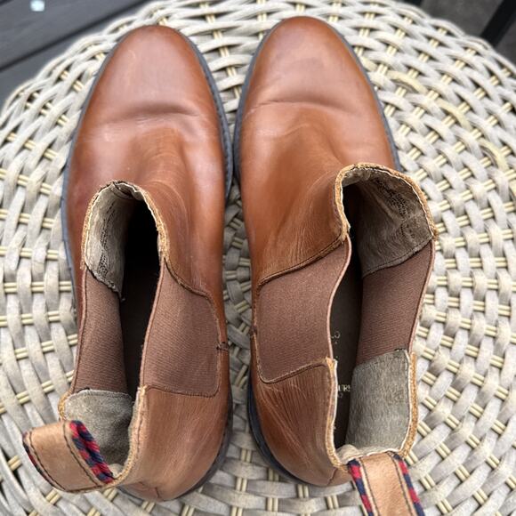 Polo Ralph Lauren Leather Newent Chelsea Boots Men's 9.5 D Brown Saddle 1934 F13 - Picture 11 of 16